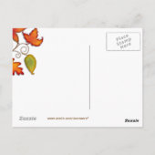 Autumn Leaves Briefkaart (Achterkant)