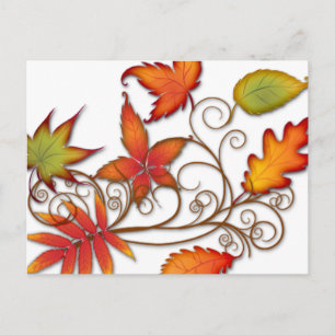 Autumn Leaves Briefkaart