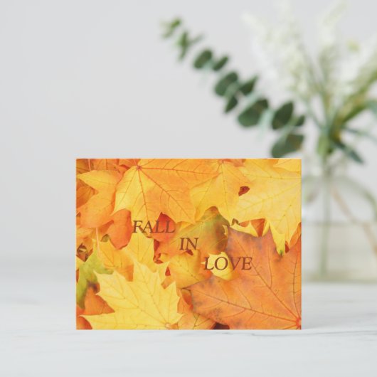 Autumn Leaves Briefkaart (Staand voorkant)