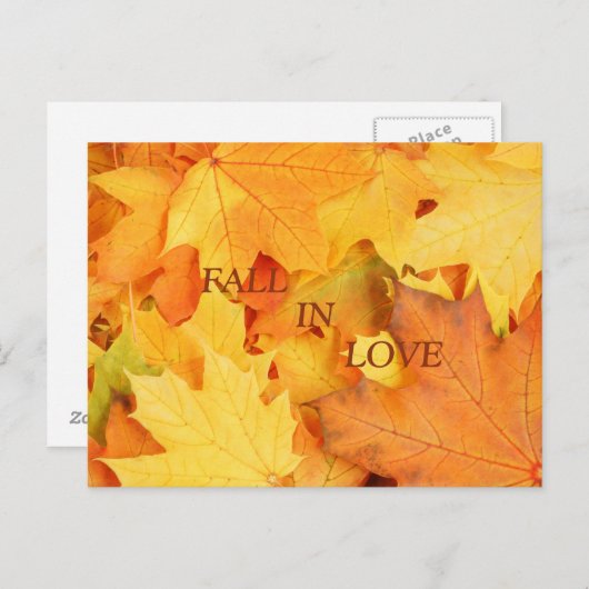 Autumn Leaves Briefkaart (Voorkant / Achterkant)