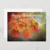 Autumn Leaves | BRIEFKAART THANKSGIVING (Voorkant / Achterkant)