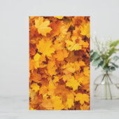 Autumn Leaves Briefpapier (Staand voorkant)