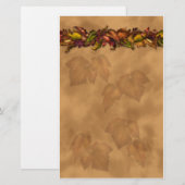 Autumn Leaves Briefpapier (Voorkant / Achterkant)