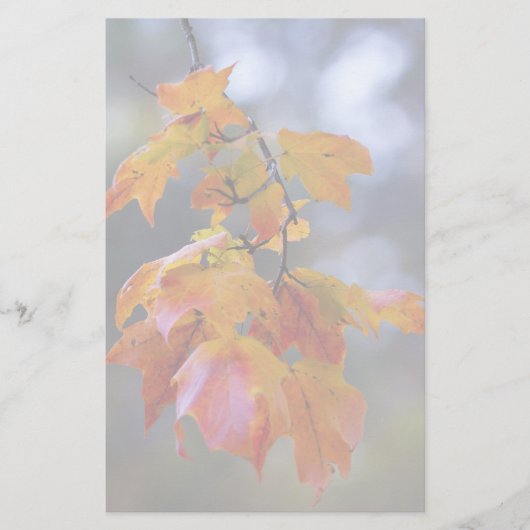 Autumn Leaves Briefpapier (Voorkant)