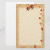 Autumn Leaves Briefpapier (Voorkant / Achterkant)