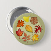 Autumn Leaves Button (Voorkant /achterkant)