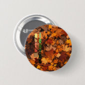 Autumn Leaves Button (Voorkant /achterkant)