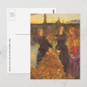 Autumn Leaves by Sir John Everett Millais Briefkaart (Voorkant / Achterkant)