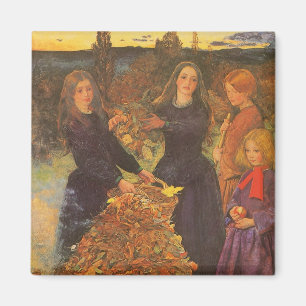 Autumn Leaves by Sir John Everett Millais Magneet