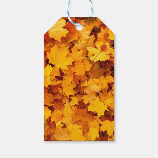 Autumn Leaves Cadeaulabel (Voorkant)