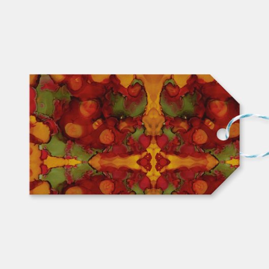 Autumn Leaves Cadeaulabel (Voorkant (Horizontaal))