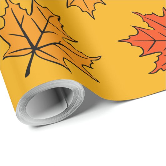 Autumn Leaves Cadeaupapier (Rol Hoek)