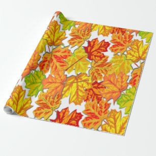 AUTUMN LEAVES CADEAUPAPIER