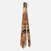 Autumn Leaves Camo Nature Abstract Photography Stropdas (Voorkant)