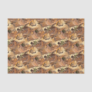 Autumn Leaves Camo Nature Abstract Photography Tissuepapier