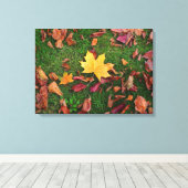Autumn Leaves Canvas Afdruk (Insitu (Houten vloer))