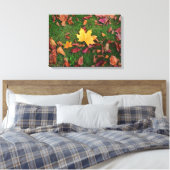Autumn Leaves Canvas Afdruk (Insitu (Slaapkamer))