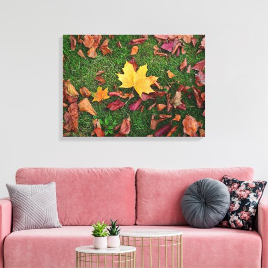 Autumn Leaves Canvas Afdruk (Insitu (Woonkamer))