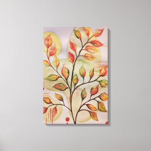 Autumn leaves canvas afdruk (Voorkant)