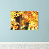 Autumn Leaves Canvas Afdruk (Insitu (Houten vloer))