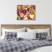 AUTUMN LEAVES CANVAS AFDRUK (Insitu (Slaapkamer))