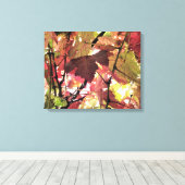 AUTUMN LEAVES CANVAS AFDRUK (Insitu (Houten vloer))