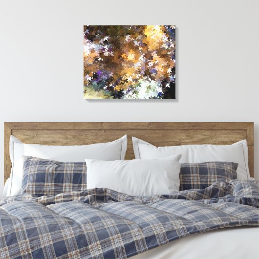 AUTUMN LEAVES CANVAS AFDRUK (Insitu (Slaapkamer))