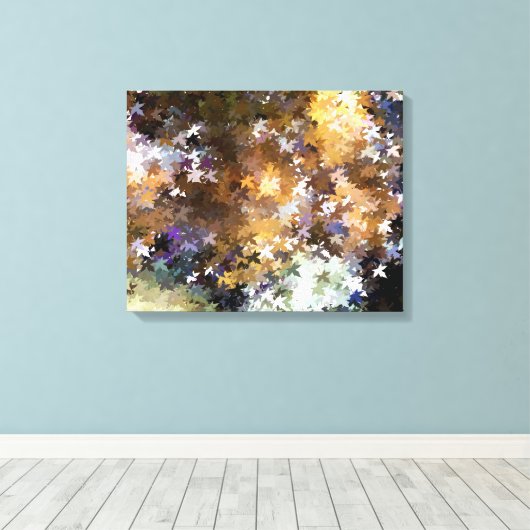 AUTUMN LEAVES CANVAS AFDRUK (Insitu (Houten vloer))
