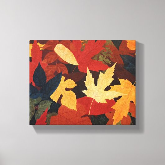 Autumn Leaves Canvas Afdruk (Voorkant)