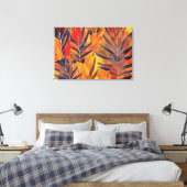 Autumn Leaves Canvas Print (Insitu (Slaapkamer))