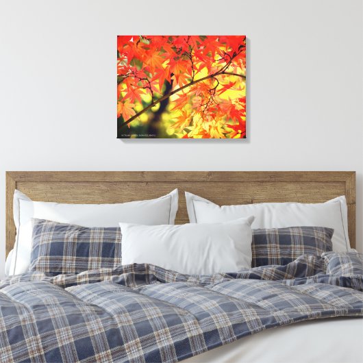 Autumn Leaves [Canvas Print] Canvas Afdruk (Insitu (Slaapkamer))