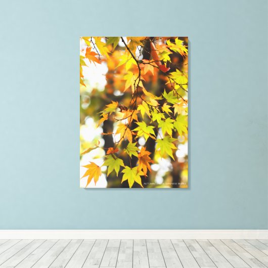Autumn Leaves [Canvas Print] Canvas Afdruk (Insitu (Houten vloer))