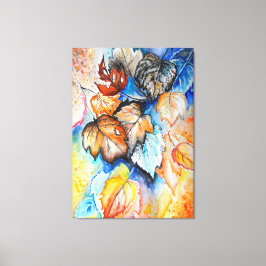 Autumn Leaves Canvas Print - Schilderen