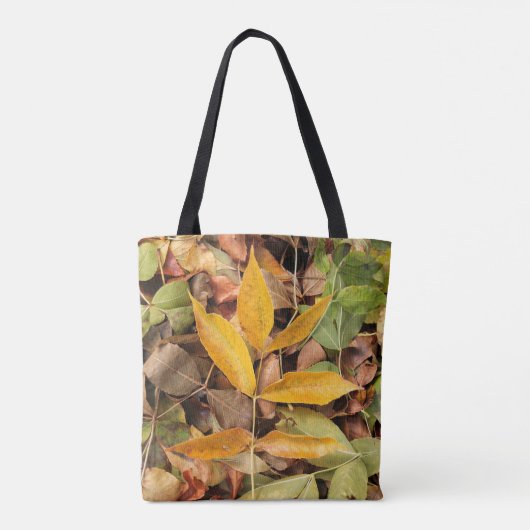 Autumn Leaves Canvas tas (Achterkant)