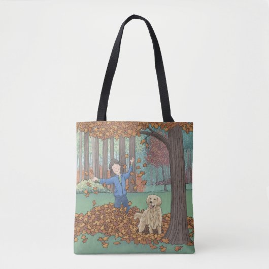 Autumn Leaves Canvas tas (Voorkant)