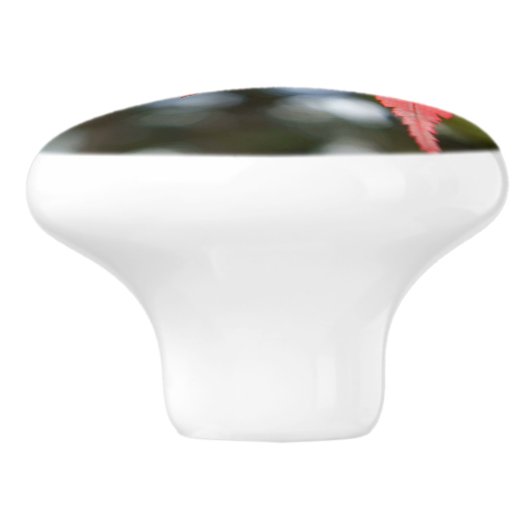 Autumn Leaves Ceramic Knob Keramische Knop (Zijkant)