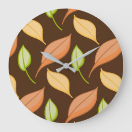 Autumn Leaves Clock Grote Klok