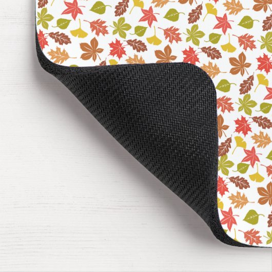 Autumn Leaves Colorful Pattern Muismat (Hoek)