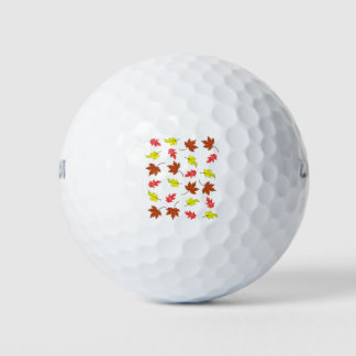 Autumn Leaves Colorfull Golfballen