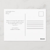 Autumn Leaves Dank u Briefkaart (Achterkant)