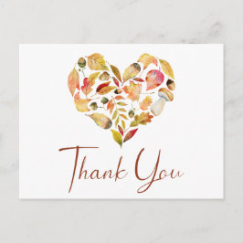 Autumn Leaves Dank u Briefkaart