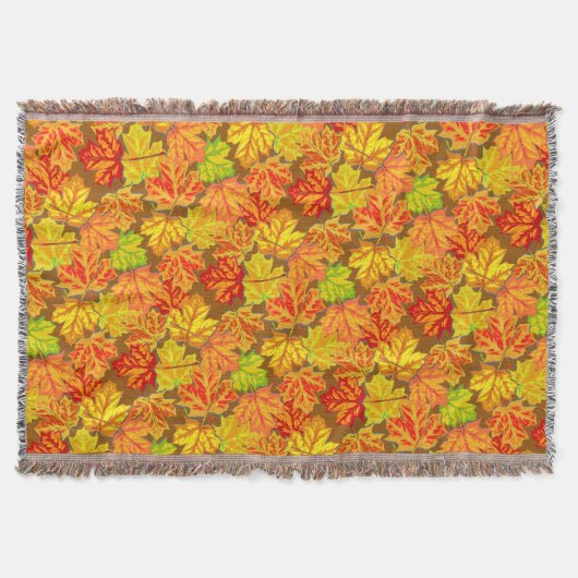Autumn Leaves Deken (Voorkant)