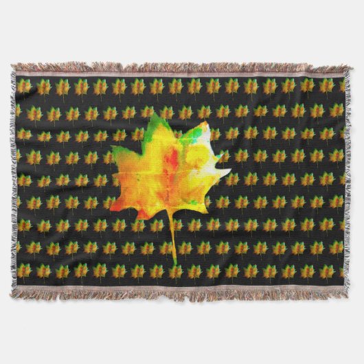 Autumn Leaves Deken (Voorkant)