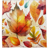Autumn Leaves Douchegordijn (Voorkant)