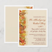 Autumn Leaves Edged Kaart (Voorkant / Achterkant)