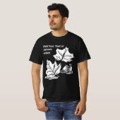 Autumn Leaves en Acorn Sketch T-shirt (Voorkant volledig)