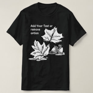 Autumn Leaves en Acorn Sketch T-shirt
