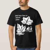 Autumn Leaves en Acorn Sketch T-shirt (Voorkant)