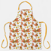 Autumn Leaves en Acorns Schort (Voorkant)