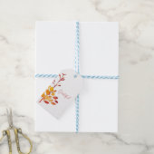 Autumn Leaves en Branches Grateful Cadeaulabel (Met Touw)